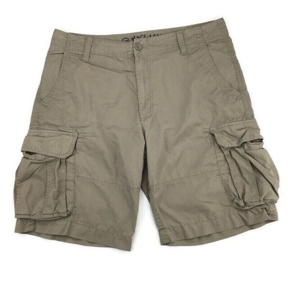 Magellan Outdoors Other - Magellan Sportswear Cargo Short Fishing Lightweight Pockets Cotton Beige Mens 36